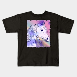 Horse Horse Head Kids T-Shirt